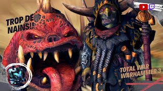 Trop de Nains Campagne Skarsnik Total War Warhammer 3 [upl. by Namso]