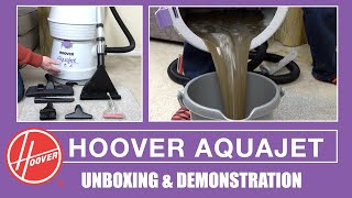 Hoover S4488 Aquajet Multi Function Vacuum Cleaner Demonstration amp Review [upl. by Nnaeiram38]