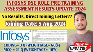 Infosys Pretraining Results Update  Infosys Onboarding Update  Direct Joining Letter Survey Form [upl. by Erleena]