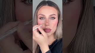 Easy Nose Contour Hack🎀 Makeup Art Makeup Artist❤️ [upl. by Emelun]