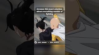 Saitama  GodTier Characters Handicapped By Their Own Intelligence opm onepunchman anime [upl. by Llyrehc953]