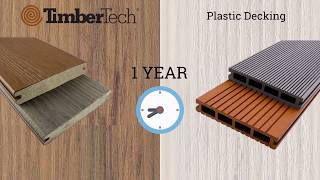 Composite Decking vs Plastic Decking [upl. by Sarazen]