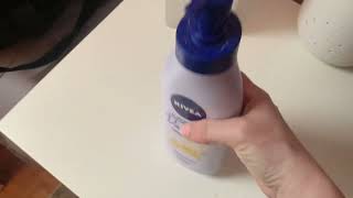 Product Review Nivea Vanilla amp Almond Oil Body Lotion [upl. by Maclean88]