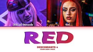 Descendants The Rise Of Red Red Lyrics Color Coded Lyrics [upl. by Ramej]