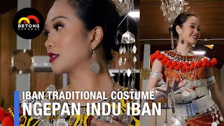 Traditional Iban Costume Dress  Ngepan Indu Iban [upl. by Waverley]