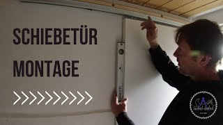 Schiebetür einbauen Tutorial [upl. by Starkey]