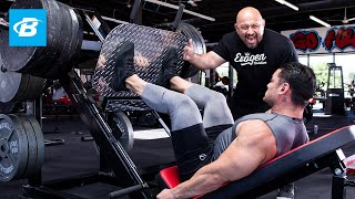 FST7 Quads Workout with 4x Physique Olympia Jeremy Buendia amp Hany Rambod  FST7 Big and Ripped [upl. by Notnirt]