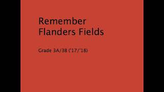 Remember Flanders Fields [upl. by Fiden231]