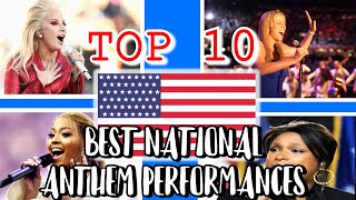 Top 10 Best National Anthem Performances EVER 2020 [upl. by Lamej]