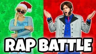 DISNEY PRINCESS RAP BATTLE Elsa vs Hans Belle vs Gaston Jasmine vs Jafar Aurora vs Maleficent [upl. by Maclay]