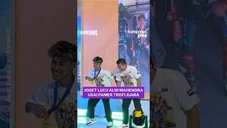 Joget Lucu Aldi Mahendra Usai Pamer Trofi Juara [upl. by Aisatal575]