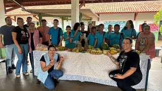 Dia da alimentação saudável Escola Estadual Bairro Santa Rita do Pontal [upl. by Ael]