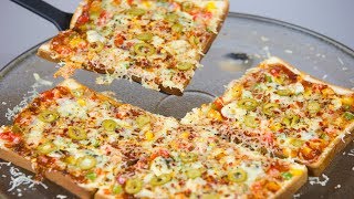 Bread Pizza Quick amp Easy [upl. by Ivo]