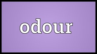 Odour Meaning [upl. by Irmgard]