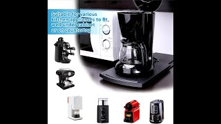 Must have sliding tray for coffee maker or any appliance Honest Review [upl. by Rebmyt539]