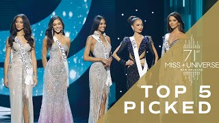 71st MISS UNIVERSE  Top 5 PICKED  Miss Universe [upl. by Ennaear274]