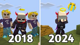 2018 vs 2024 in Old Games Blockman Go [upl. by Gwynne]