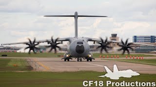 Luftwaffe A400M Atlas YYC [upl. by Annaitsirk]