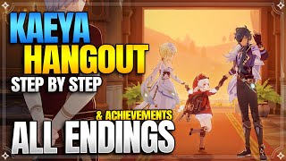 Kaeya Hangout Event All Endings  Achievements 【Genshin Impact】 [upl. by Nivart447]