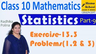 Statistics Part9Class 10Exercise133 Problem12 amp 3 Mathematics NCERTCBSE [upl. by Megdal]