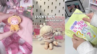 Shopee haul Unboxing túi mù lucky box blind box mô hình siêu xinh [upl. by Thenna]