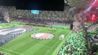 RomaFeyenoord 10 Europa Conference League Final Tirana 2022 Choreography [upl. by Annovahs]