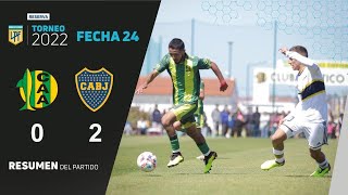 Reserva  Fecha 24 del Torneo 2022  Aldosivi  Boca [upl. by Kalin]