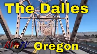 The Dalles Oregon  Bridge  Columbia River Dam [upl. by Ayotahs]