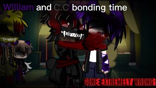 William Afton and CC Afton bonding time Gone extremely wrong FNAF Aftons My AU [upl. by Enilrac]