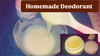 Homemade Deodorant  How to make Natural Deodorant [upl. by Milman]