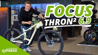 FOCUS THRON² 69 im Fahrradreview  mit neuer 750 WhBatterie amp Smart System 🔰 ZweiradexpressTV [upl. by Ithaman]