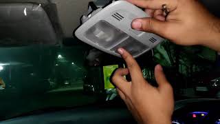 interior lights for baleno change to white from yellow  change roof light in car [upl. by Gievlos]