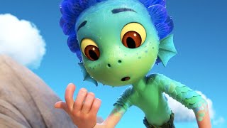 A Sea Monster has Unique Power ⚡ 😱   Luca Full Movie Explained in Hindi [upl. by Anauqes]