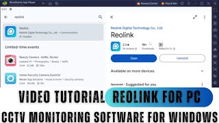 Reolink for PC How to Install amp Configure Reolink for PC App on a Windows PC [upl. by Ddat]