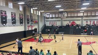 Creekwood middle Vs Woodcreek middle 8A 2022 GREAT 🏀 Game OT [upl. by Assek]