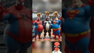 Lose Weight  Who is best Spiderman vs Venom vs Superman shorts spiderman brawlstars marvel [upl. by Ephram504]