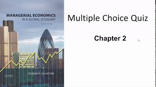 Managerial Economics  Questions amp Answers  Chapter 2 [upl. by Elrod]