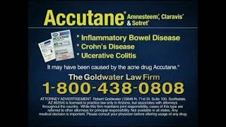 HIGHER QUALITY Goldwater Law Firm  Accutane Recall Early Variant 4380808 Version 2010 [upl. by Natalina]