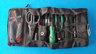 RHINOWALK MT103 Tool Roll Bag Orden acceso total y resistencia [upl. by Joelynn]