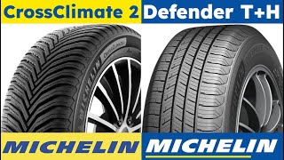 Michelin CrossClimate 2 vs Michelin Defender TH [upl. by Attekahs327]