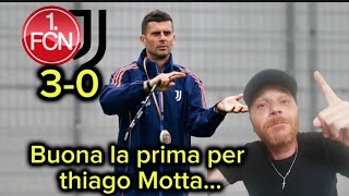 Norimberga Juventus 30 Bel bigliettino da visita per Thiago Motta🤦‍♂️🤣 [upl. by Attiuqahs]