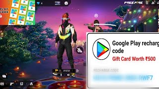 Free fire live redeem code giveaway 😮😮 500 redeem code 😮😮 [upl. by Ellmyer164]