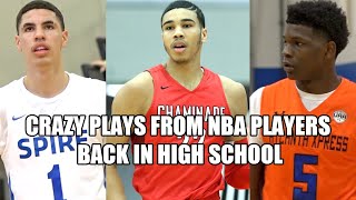 NBA PLAYERS BEST PLAY FROM HIGH SCHOOL [upl. by Ayamahs]