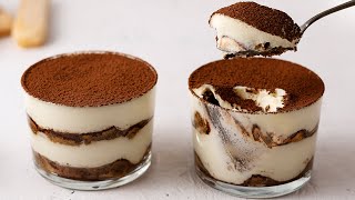 10Minute Eggless Tiramisu For Two [upl. by Annmarie]