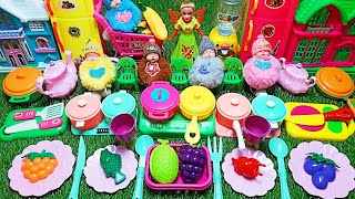 6 Minutes Satisfying Unboxing Hello Kitty Food Toys  ASMR with a mini mini kitchen set [upl. by Anitac375]