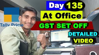 GST Set off Detailed video in Tally Prime [upl. by Adnerb]