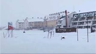 Los Penitentes amaneció nevado en el inicio de primavera [upl. by Rahas61]