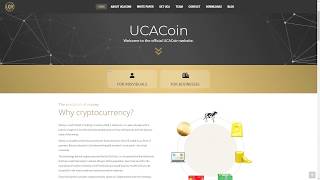 UCAcoin  Интересная Криптовалюта UCA UCAcoin [upl. by Enajaras]