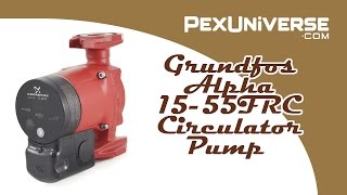 Alpha 1555FRC Variable Speed Circulator Pump with IFC 116 HP 115V [upl. by Adnohsel]