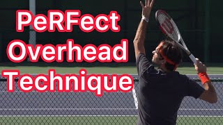 Quickly Improve Your Tennis Overhead Roger Federer Technique Explained [upl. by Buckels]